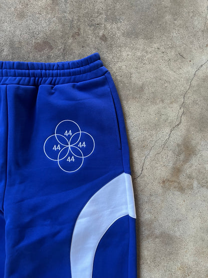 “CYCLES” EMBROIDERED SWEATPANTS -  BLUE