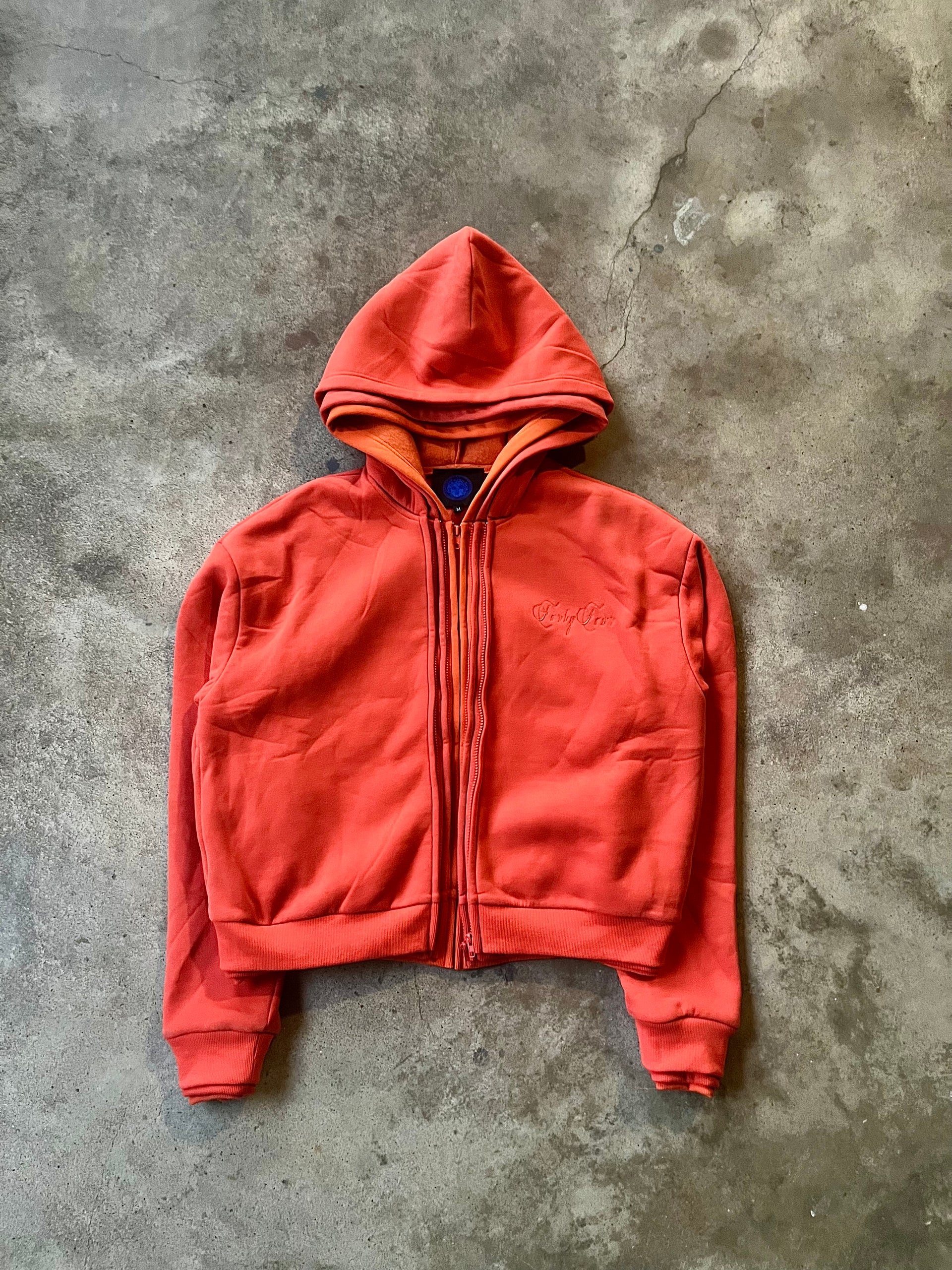 “EVOLUTION” TRIPLE ZIP UP - ORANGE